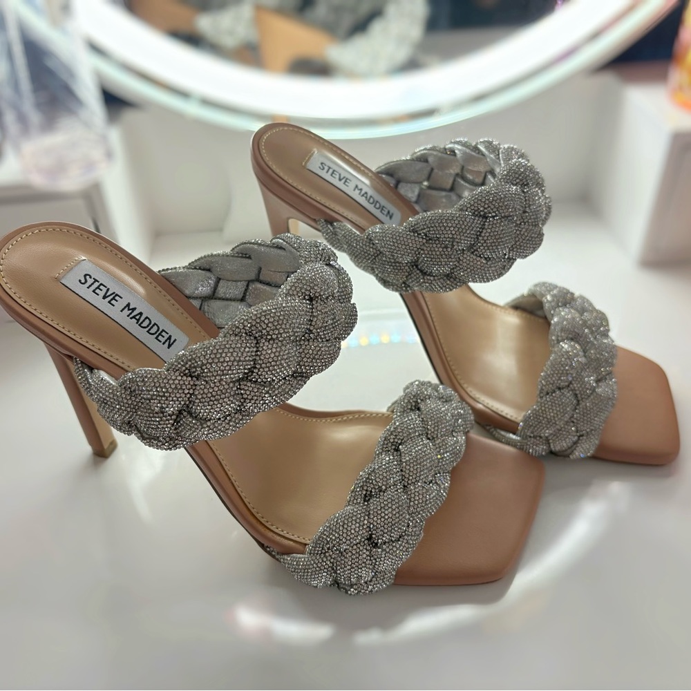Steve Madden Kenley Rhinestone Heels